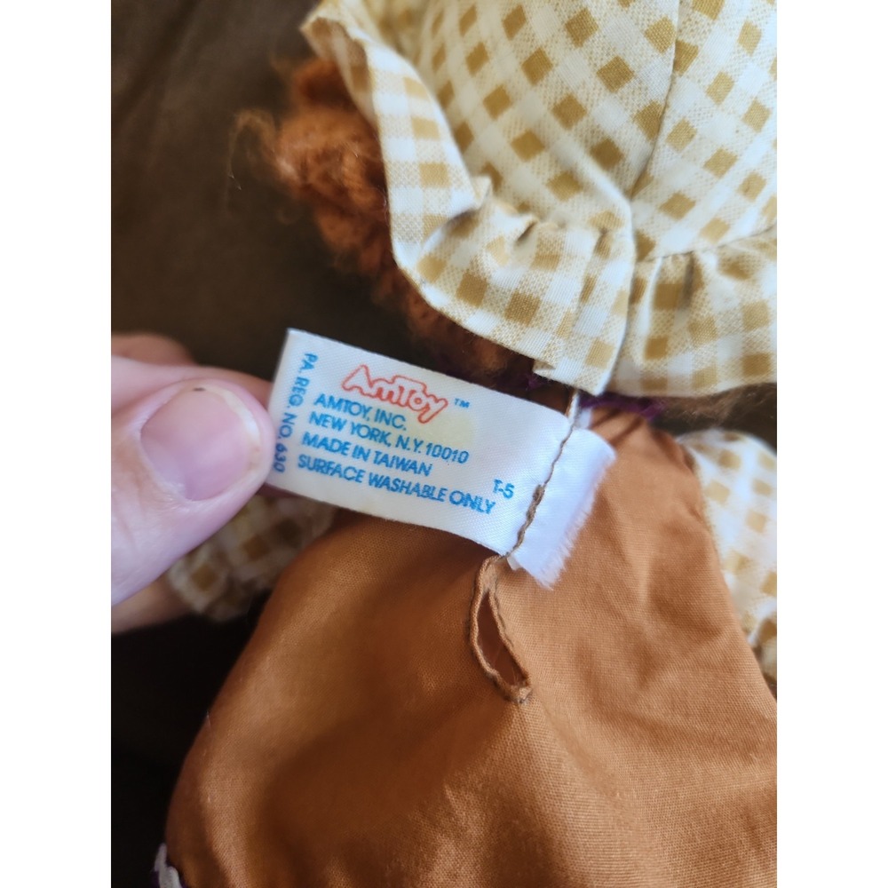 Vintage 1980 AmToy American Greeting Peanut Butter Jelly Soft Rag Dolls Set Read - Picture 6 of 16